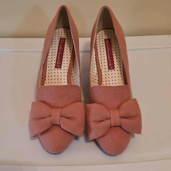B.A.I.T. Pink Soft Bow Heels 8.5 - Picture 1 of 4